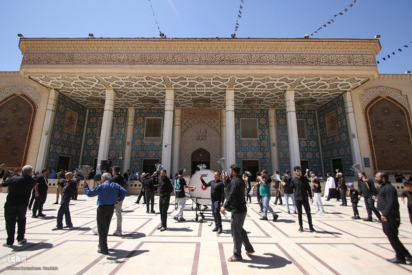 سوگواری به مناسبت شهادت امام رئوف در حرم شاهچراغ(ع)‎