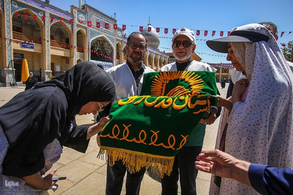 سوگواری به مناسبت شهادت امام رئوف در حرم شاهچراغ(ع)‎