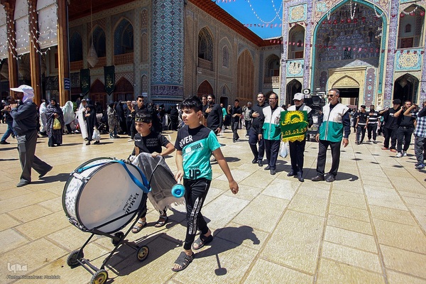 سوگواری به مناسبت شهادت امام رئوف در حرم شاهچراغ(ع)‎