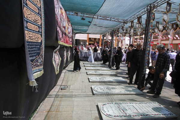 سوگواری به مناسبت شهادت امام رئوف در حرم شاهچراغ(ع)‎