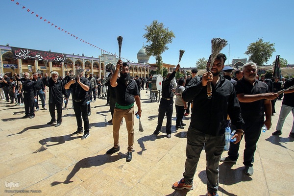 سوگواری به مناسبت شهادت امام رئوف در حرم شاهچراغ(ع)‎