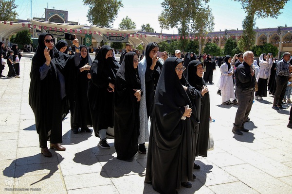 سوگواری به مناسبت شهادت امام رئوف در حرم شاهچراغ(ع)‎