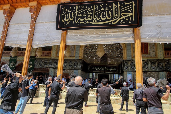 سوگواری به مناسبت شهادت امام رئوف در حرم شاهچراغ(ع)‎