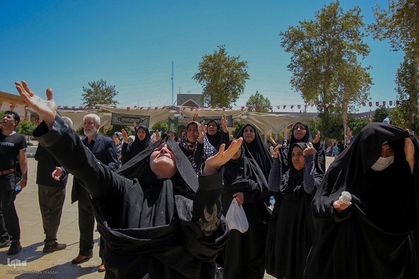 سوگواری به مناسبت شهادت امام رئوف در حرم شاهچراغ(ع)‎