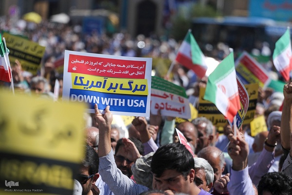 راهپیمایی ضدصهیونیستی مردم شیراز