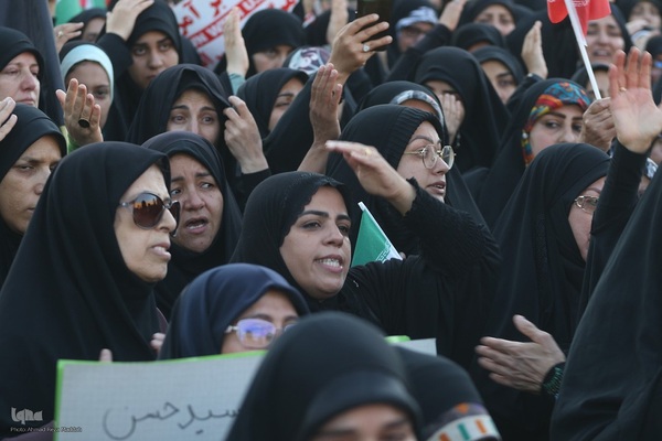 تجمع مردم شیراز در محکومیت جنایات رژیم صهیونیستی