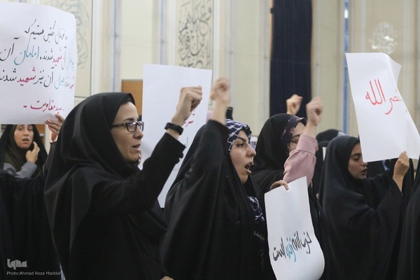 مراسم بزرگداشت شهید سیدحسن نصرالله در دانشگاه شیراز‎