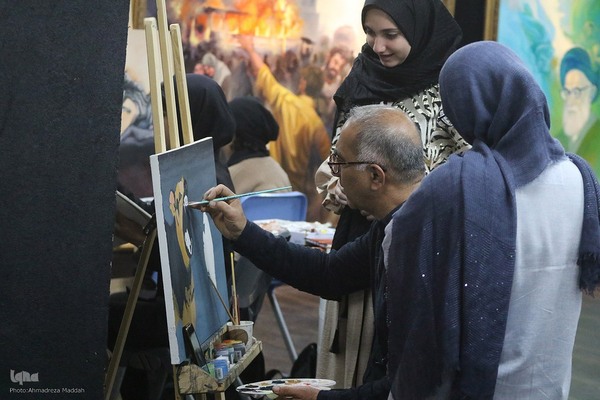 رویداد هنری «پرچم زمین نمی‌ماند» در شیراز‎