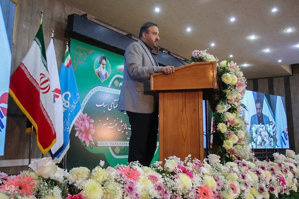 آیین افتتاحیه پروژه تولید «بنزین یورو ۵» در شیراز‎