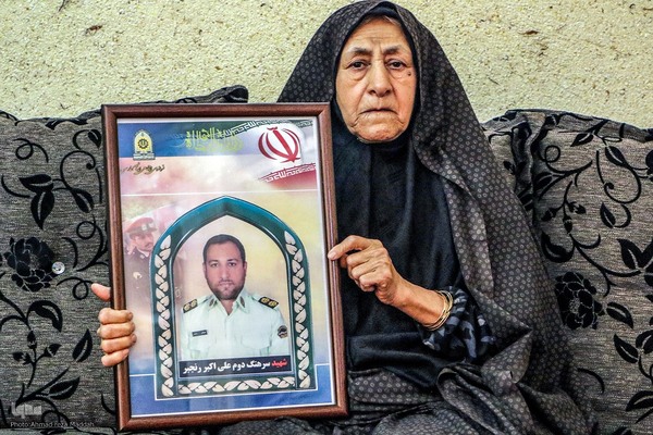 مادر شهید-امنیت-سرهنگ-دوم-شهید-علی-اکبر-رنجبر
