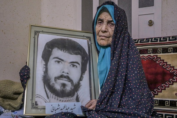 مادر شهید-عبدالحمید-شعبانی