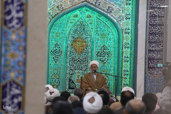 سخنرانی آیت الله علیرضا حدائق مسئول بنیاد مهدی موعود(عج) استان فارس 