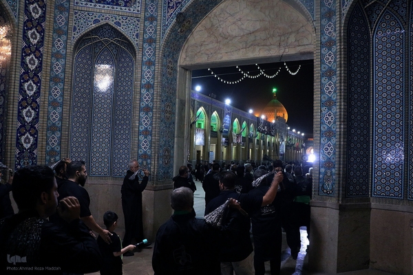 مراسم عزاداری حسینی هیات عاشقان ثارالله (ع) شیراز در شاهچراغ(ع)