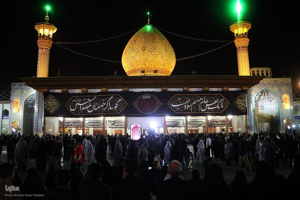 مراسم عزاداری حسینی هیات عاشقان ثارالله (ع) شیراز در شاهچراغ(ع)