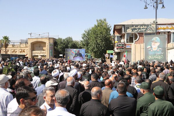 مراسم تشییع پیکر سرلشکر شهید «غلامحسین غیب‌پرور»