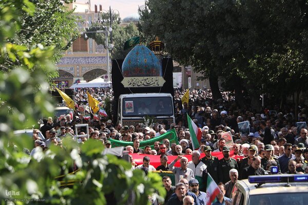 مراسم تشییع پیکر سرلشکر شهید «غلامحسین غیب‌پرور»