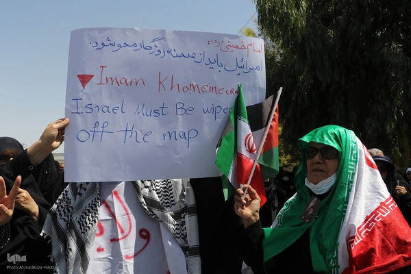 عکس| حمایت مردم شیراز از مردم فلسطین در جمعه خشم