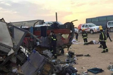 Arabia Saudita:incidente stradale,coinvolti pellegrini