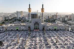 په امام رضا(ع)حرم کې د زده کونکو قرآنی محفل