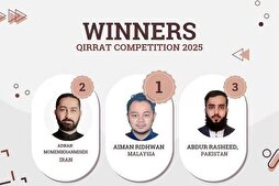 Нумояндаи Эрон дар мусобиқаи байналмилалии Қуръони Покистон ҷойи дуюмро гирифт