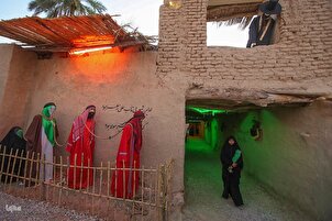 یاس آبی کے عنوان سے جنوبی ایران میں شهادت حضرت زهرا (س) کی مجلس